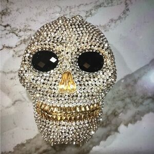 SWAROVSKI Crystal skull clutch.